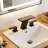 Widespread Bathroom Faucet 3 Hole, 2-Handle Bathroom Sink Faucet with Drain Assembly-120542225
