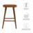 Saville Backless Wood Bar Stools - Set Of 2 In Walnut-94387521-94387519