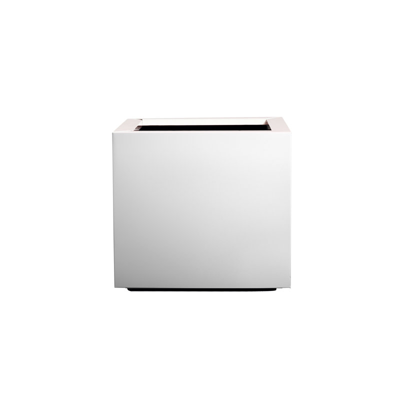 Metal Planter Box, White, 90cm H x 35cm W x 35cm D