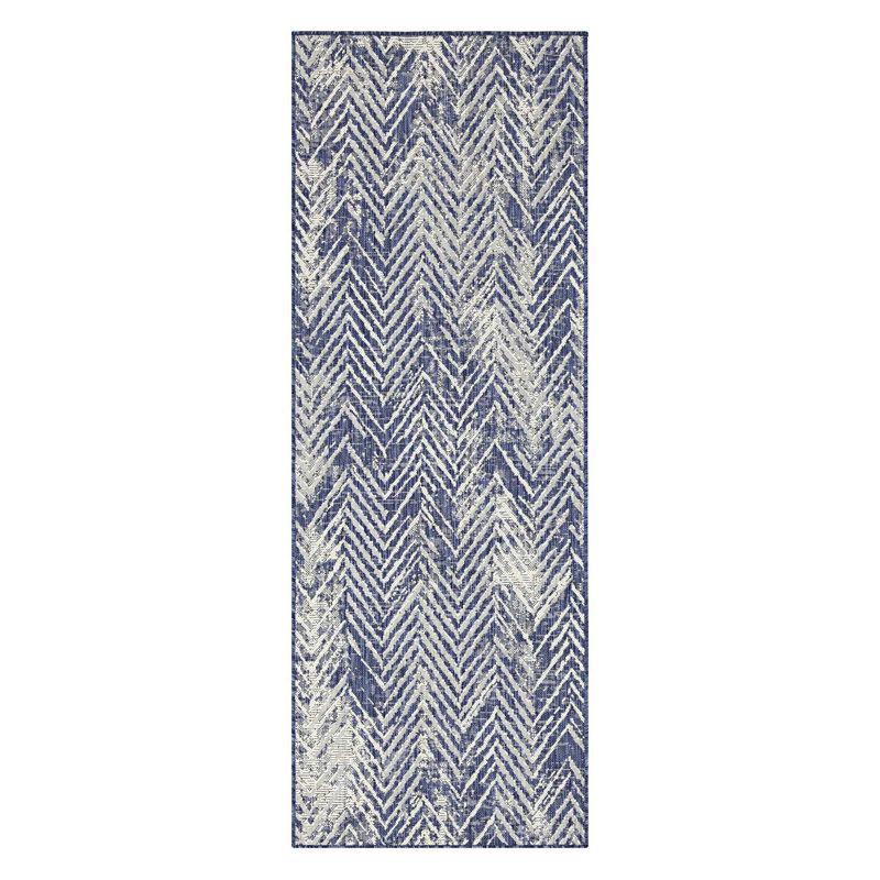 Chevron Indoor/Outdoor Area Rug, Runner 2'7" x 7'3"