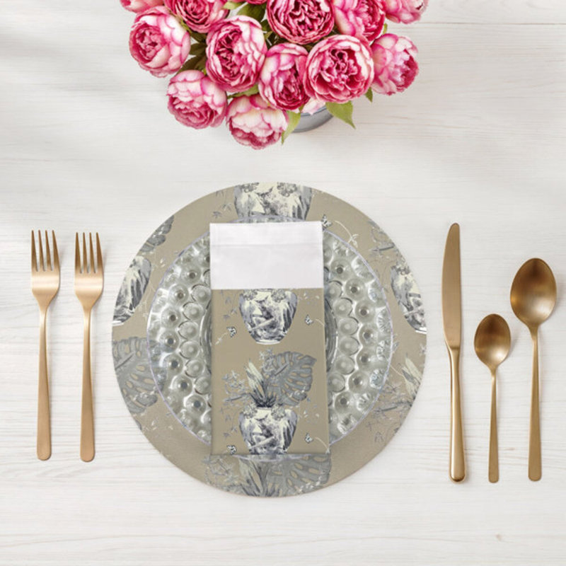 Serviettes de table en coton Monkey, Greenwhich