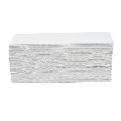 Restaurantware-C Fold Paper Towels 200 Embossed 11.5 x 3.3 Inch Commercial Paper Towels Multifold Hand Towel 1 Ply Dispensers Sold Separately White Towel With Full-Dot Embossing