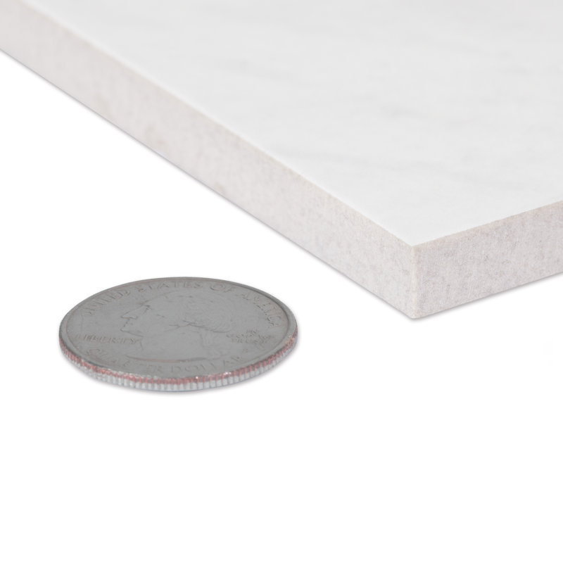 Carreau de porcelaine pour plancher et mur 11-3 / 4 po x 11-3 / 4 po Reve, Blanc / Gris