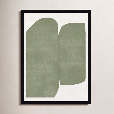 Rooney "Green Paper Cut Modern" Print