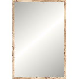 Blonde Burl Mirror