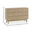 Tachaka 120 cm W Chest of 6 Drawers
