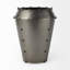 Petit vase en métal champagne avec clous-114208654-114208653