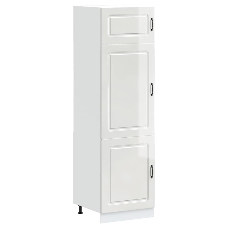 Kitchen Cupboard Kalmar Engineered Wood, High Gloss White
