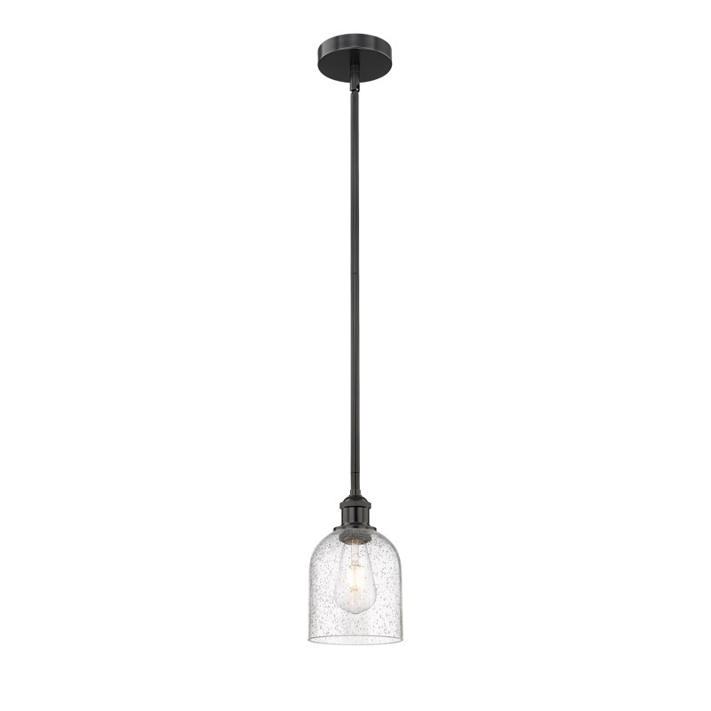 Luminaire suspendu 6 tiges Edison Allysson, Noir mat