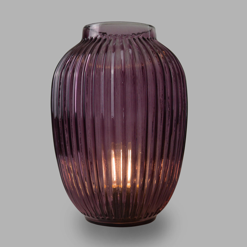 Glass Novelty Lamp, Purple