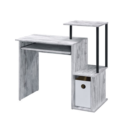 Bureau d'ordinateur avec plateau à clavier