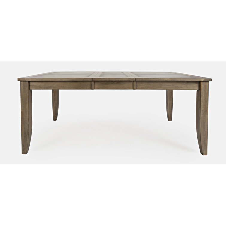 Sirmans Extendable Solid Wood Base Dining Table