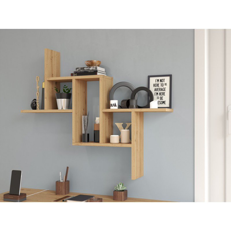 Bartolotti Floating Shelf, Brown