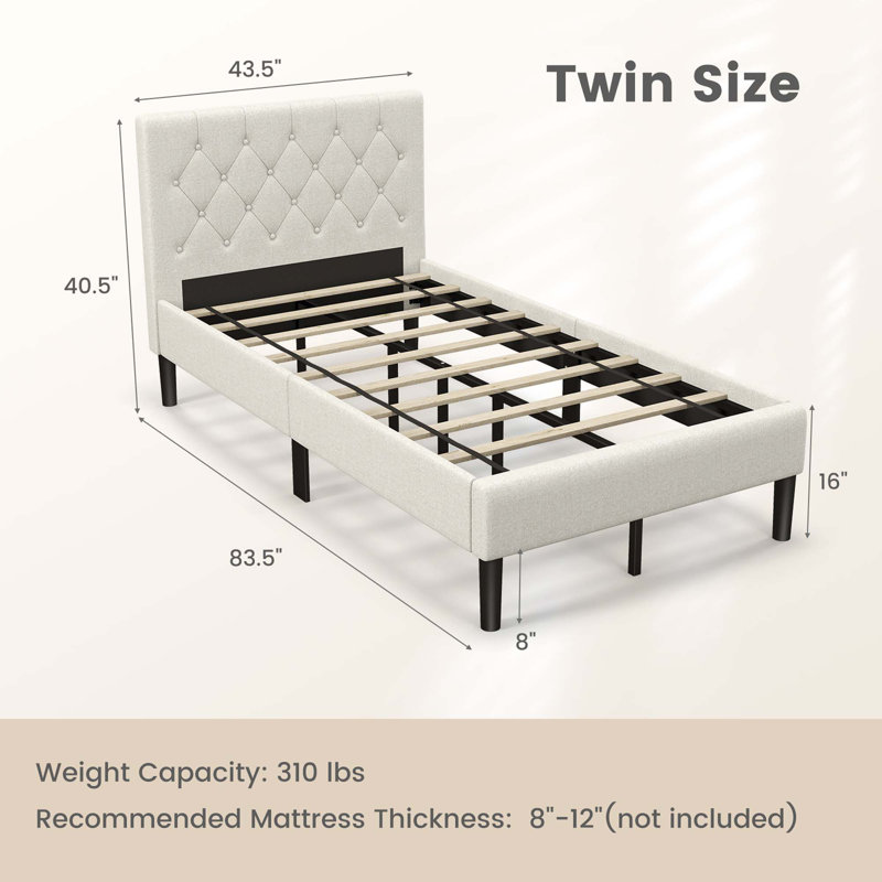 Lynnie Upholstered Platform Bed