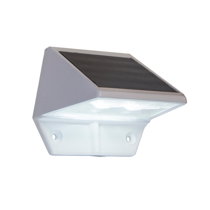 Éclairage solaire à DEL intégré pour terrasse, Blanc