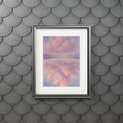 Clinger Single Picture Frame Print