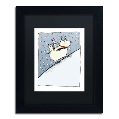 « kind dog » par carla martell, art encadré