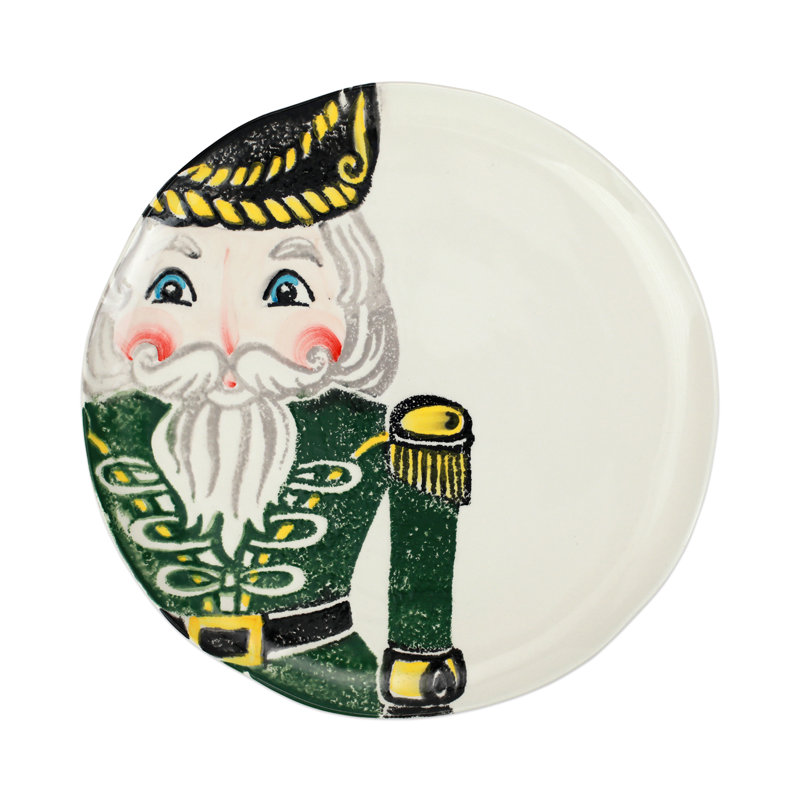 Nutcrackers Handmade Earthenware Dinner Plate