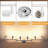 6 Light Track Lighting Fixture, GU10 Rotatable Heads
