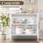 Buffet Sideboard with Handmade Natural Rattan Doors-1690089553
