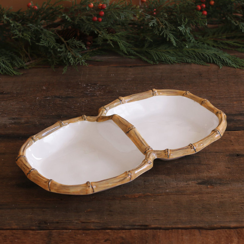 Vida Melamine Divided Serving Dish
