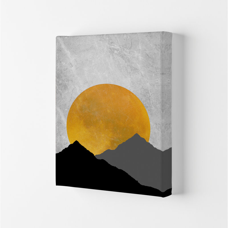 The Sunset Mountain - Print, No Framed, 29.7cm H x 21cm W x 0.1cm D