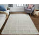 Orion Geometric Hand Hooked Wool Ivory Area Rug