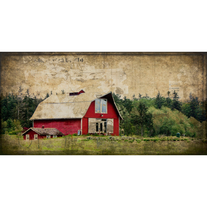 «Widbey’s Barn III», reproduction sur toile tendue, H 18 po x l 36 po x P 1,5 po