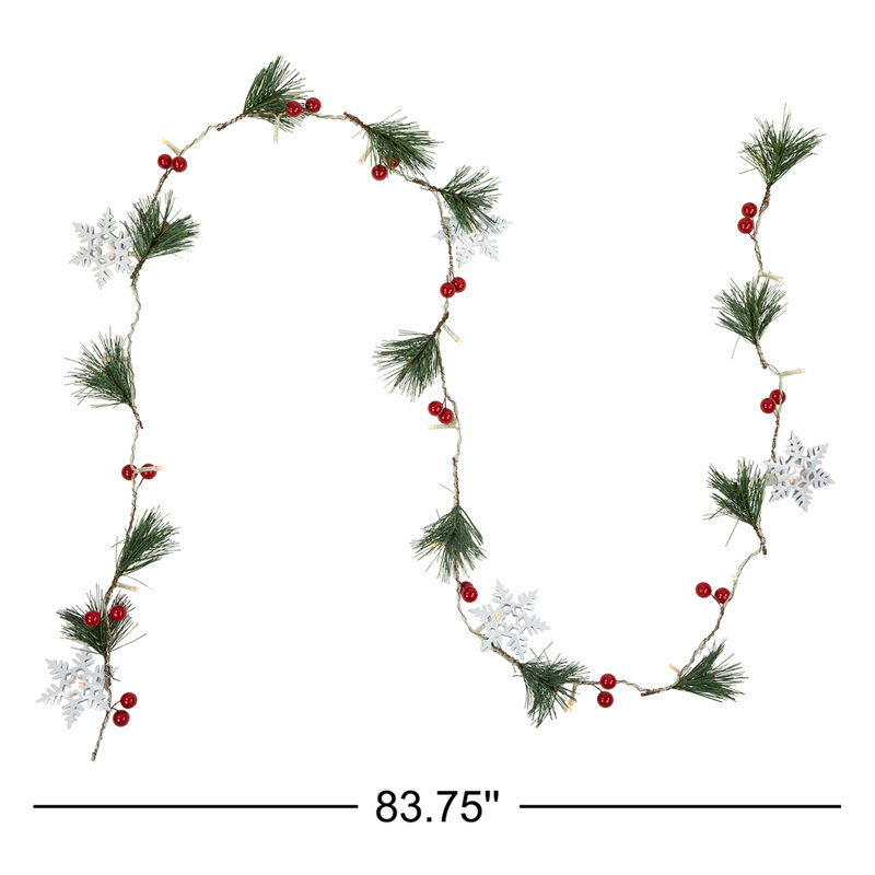 3.5'' in. Lighted Faux Garland