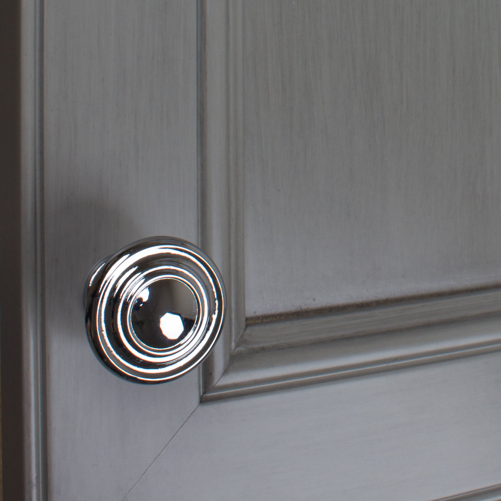 Mushroom Knob Multipack, Polished Chrome