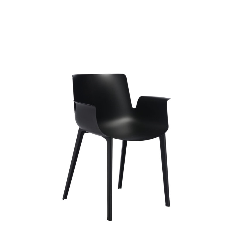 Outdoor Dining Armchair, Black