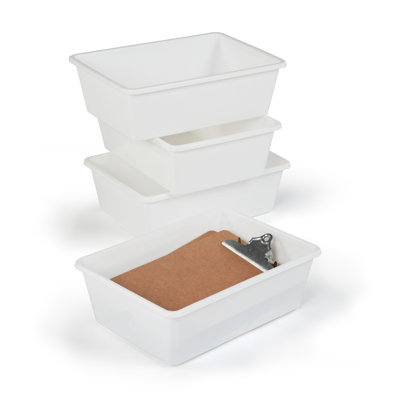 Ensemble de bacs de remplacement en plastique