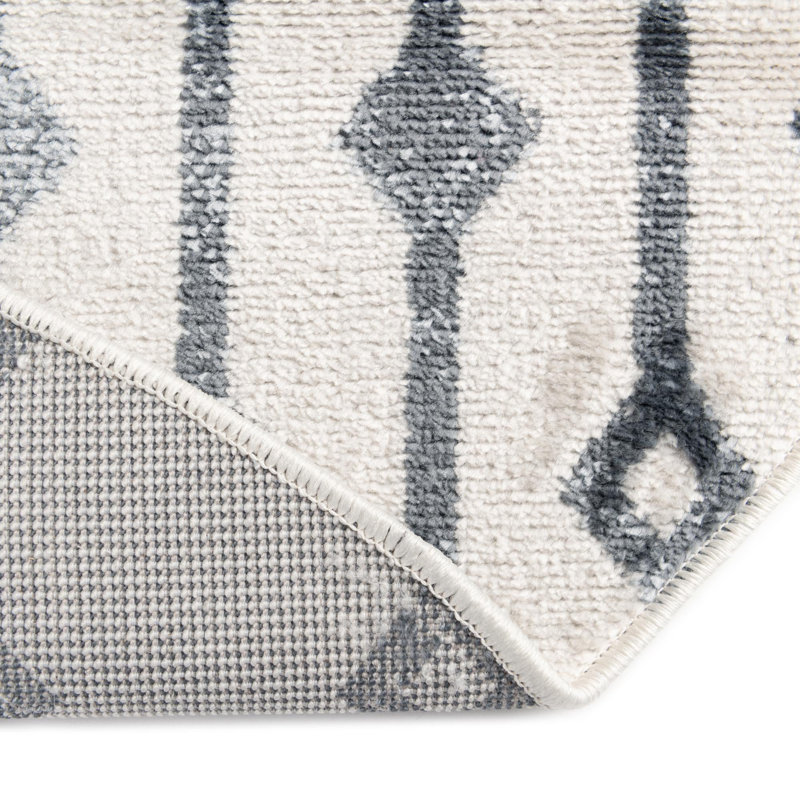 Alisah Geometric Indoor Rug, Round 3'