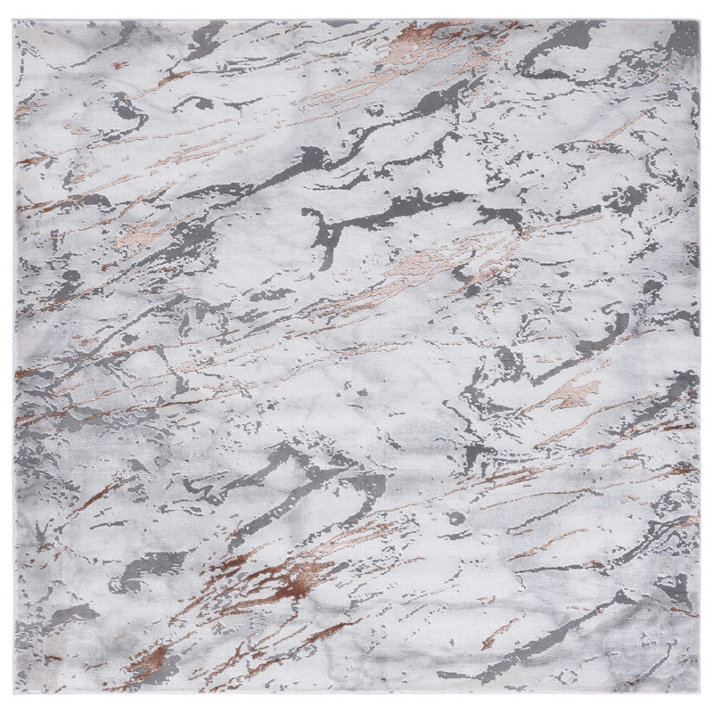 Craft Performance Abstract Rug, Square 6'7"