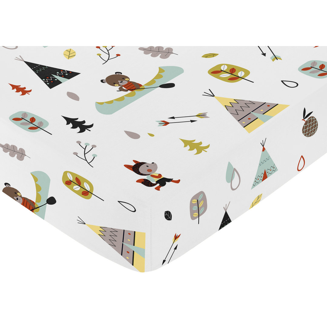 Outdoor Adventure Fitted Crib Sheet Sweet Jojo Designs