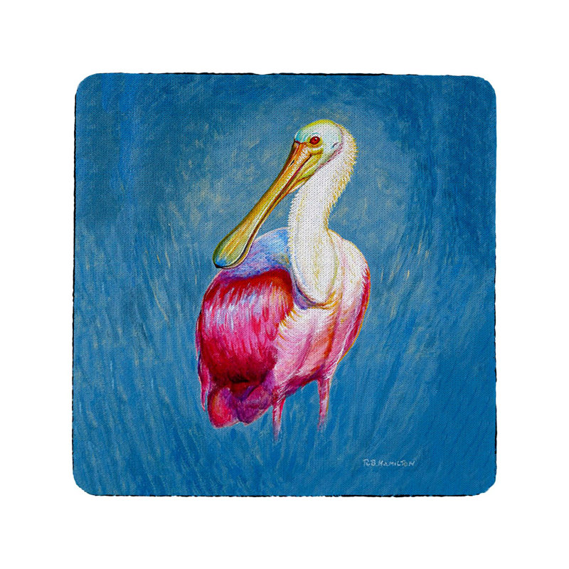 Sous-verre Spoonbill Portrait