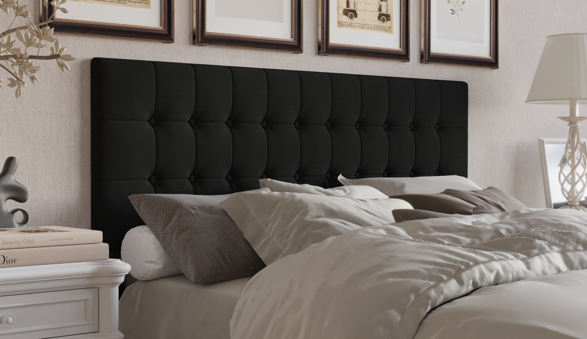 Winston Porter Jadeen Upholstered Panel Headboard