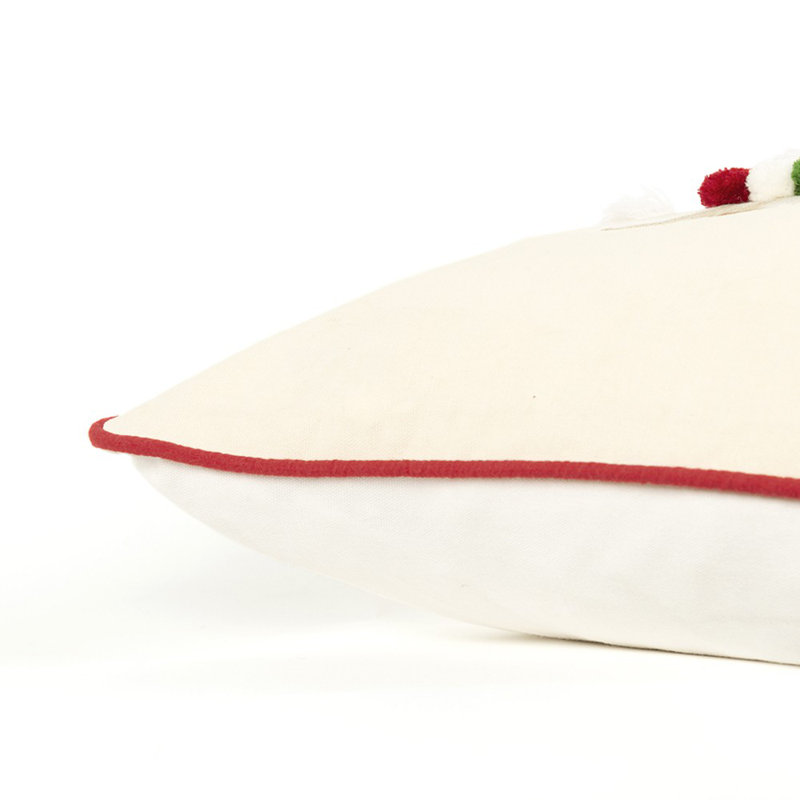 Embroidered Reversible Pillow Insert