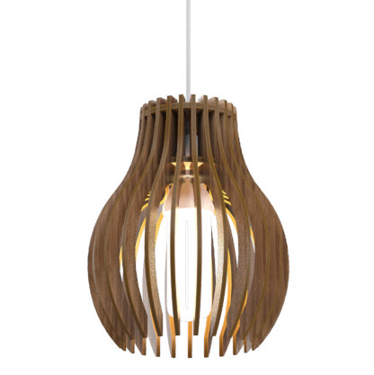 Stecche Di Legno 1 - Light Pendant, American Walnut, American Walnut