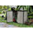 Keter Patio Store 4.6x4 ft. Horizontal Durable Resin Outdoor Storage Shed With Floor and Double Doors for Garden Patio Furniture and Tools