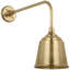 Thomas O'Brien, "Academy 20" Rex Barn Light in Hand-Rubbed Antique Brass with 16" Rockhouse Shade-597411721
