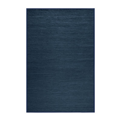 Machine Washable Solid Gray Area Rug