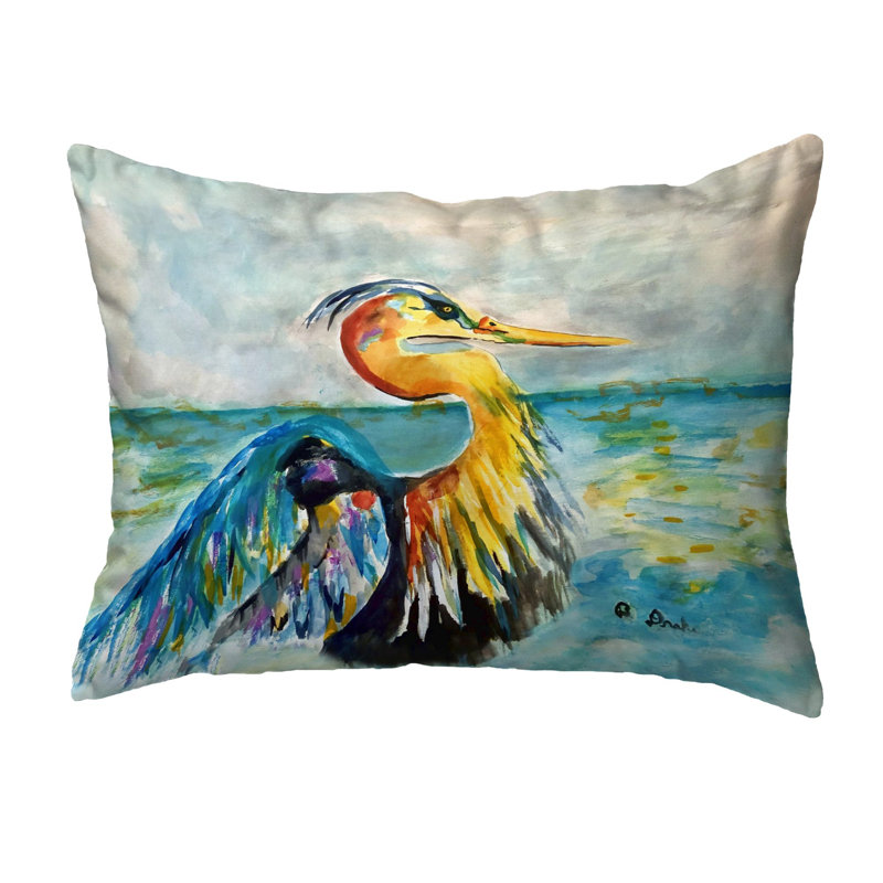 Coussin Blue Heron