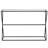 Sabrina 45'' Glass Top Console Table-241436408