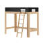 Lit mezzanine simple en bois massif Ambur-623609821