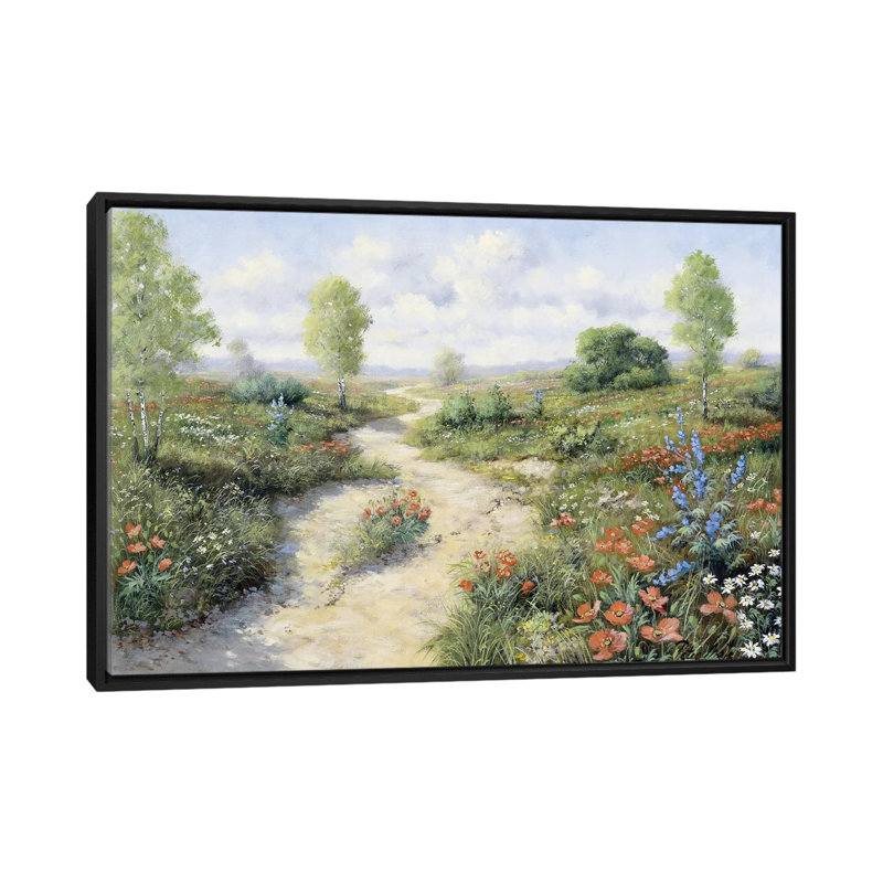 «Road To» par Peter Motz - Impression sur toile tendue sur châssis, H 40 po x l 60 po x P 1,5 po, Pas de tapis