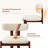 Upholstered Solid Wood Dining Chair with Ergonomic Padded Backrest-1740545652