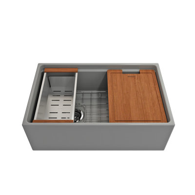 30'' L Single Basin Kitchen Sink