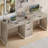 78 Inch Double Desk for Two People with 5 Drawers, Extra Long Computer Desk Writing Workstation (Incl. File Drawer) for Home Office-114256201