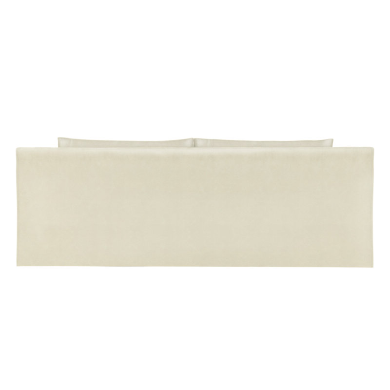 Canapé Mulberry, H 33 po x l 108 po x p 40 po, Cuir rétro albâtre, Naturel